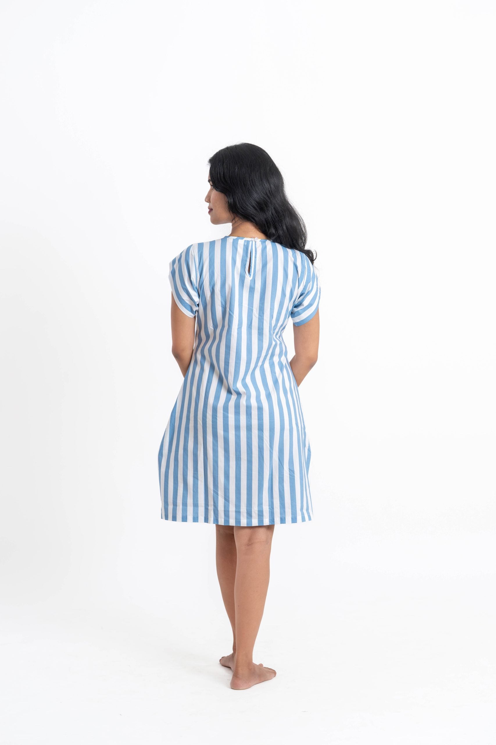 The Breezy Dress Stripes – Organic Cotton