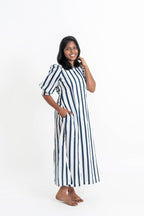 The Verve Dress Stripes - Breathable Fabric