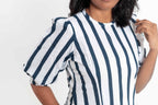 The Verve Dress Stripes - Breathable Fabric