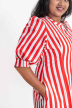 The Verve Dress Stripes - OrganicCotton