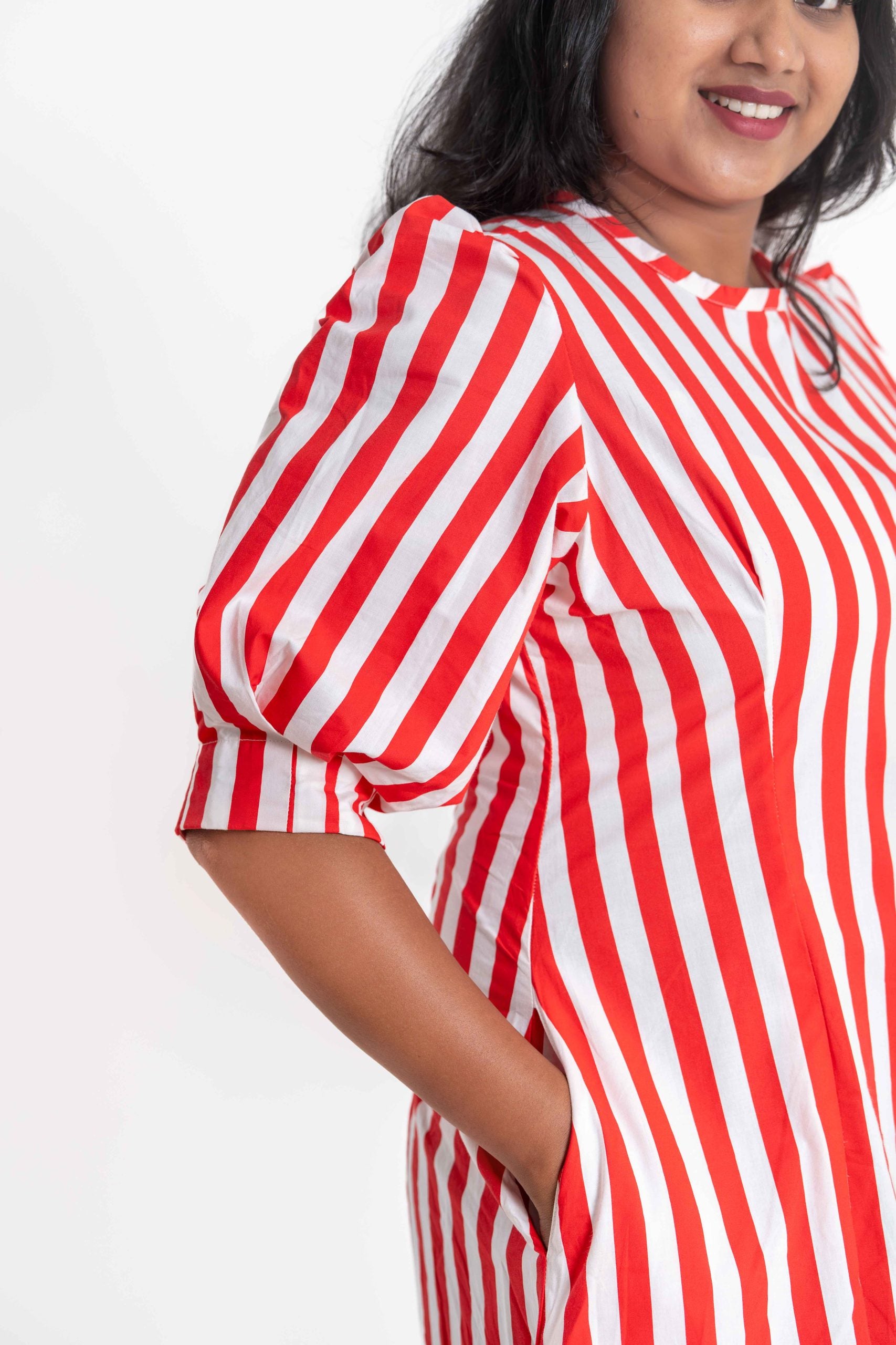 The Verve Dress Stripes - OrganicCotton