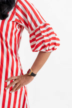 The Voyage Dress Stripes - Organic Cotton